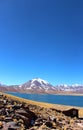 Beautiful landscape over the lagoon