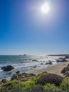 Beautiful landscape of pacific coastline, Big Sur Royalty Free Stock Photo