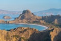 Beautiful landscape of Padar island in Komodo national park, Flores island in Indonesia Royalty Free Stock Photo