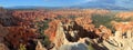 Bryce Canyon National Park Landscape Panorama from Bryce Point at Sunset, Utah Royalty Free Stock Photo