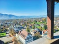 Buildings and houses of Rankweil Royalty Free Stock Photo