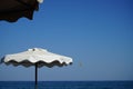 Parasailing in the Mediterranean. Kolympia, Rhodes, Greece Royalty Free Stock Photo