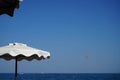 Parasailing in the Mediterranean. Kolympia, Rhodes, Greece