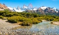 Beautiful landscape in Patagonia, South America Royalty Free Stock Photo