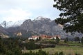 Beautiful landscape of Patagonia, with the world famous Llao Llao hotel Royalty Free Stock Photo