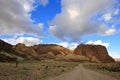 Beautiful landscape at Piedra Parada, Chubut valley, Argentina Royalty Free Stock Photo