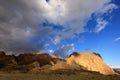 Beautiful landscape at Piedra Parada, Chubut valley, Argentina Royalty Free Stock Photo