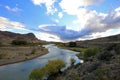 Beautiful landscape at Piedra Parada, Chubut valley, Argentina Royalty Free Stock Photo