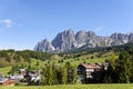Beautiful landscape with the Pomagagnon mountain, near Cortina d'Ampezzo