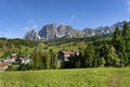 Beautiful landscape with the Pomagagnon mountain, near Cortina d'Ampezzo