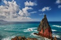 Beautiful landscape of Ponta de Sao Lourenco on the Eastern coast of Madeira island Royalty Free Stock Photo