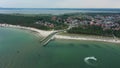 Beautiful Landscape Port Rowy Piekny Krajobraz Aerial View Poland