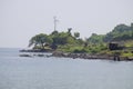 The beautiful landscape protected the Andaman Sea Port Blair India