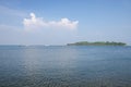 The beautiful landscape protected the Andaman Sea Port Blair India