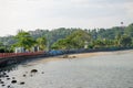 The beautiful landscape protected the Andaman Sea Port Blair India