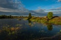 Beautiful landscape in Rabocheostrovsk, Karelia at summer