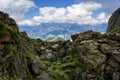 Beautiful landscape with rocks of Wildseeloder peak ,Kitzbuhel Alps, Tirol, Austria