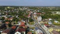 Beautiful Landscape Rondo Konskie Aerial View Poland