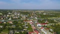 Beautiful Landscape Rondo Konskie Aerial View Poland