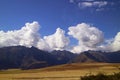 Beautiful Landscape of the Sacred Valley of the Incas, Urubamba Province, Cusco Region, Peru Royalty Free Stock Photo