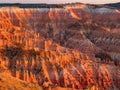 Beautiful landscape saw from Chessman Ridge Overlook of Cedar Breaks National Monument Royalty Free Stock Photo