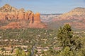 Beautiful landscape saw from the Sedona Airport Scenic Lookout