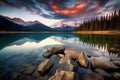 Incredible stunning scenery of Jasper National Park