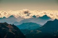 Beautiful landscape scenery of italien dolomites, rifugio lagazuoi, cortina dÃÂ´ampezzo, passo falzarego