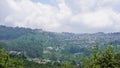 Beautiful Landscape scenic urbanized residential area made up of cottage houses view popularly known as city view of Queen of Royalty Free Stock Photo