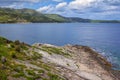 Beautiful landscape - sea lagoon with turquoise calm water Royalty Free Stock Photo