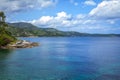 Beautiful landscape - sea lagoon with turquoise water Royalty Free Stock Photo