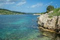 Beautiful landscape - sea lagoon with turquoise water Royalty Free Stock Photo