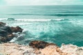 Beautiful Landscape And Seascape View Of Cliffs And Ocean In Portugal