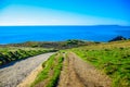 View of Durdle Door, a natural limestone arch on the Jurassic Coast near Lulworth in Dorset, England, UK Royalty Free Stock Photo