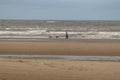 A beautiful landscape shot of Formby Beach in Liverpool, Merseyside.