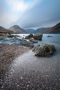 Beautiful Landscape Shot At Wastwater In The Lake District, UK. Royalty Free Stock Photo