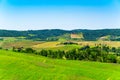 Beautiful landscape of summer in hilly Tuscany, Italy Royalty Free Stock Photo