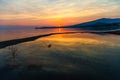 Landscape in the Isummer in thassos , greece