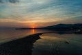 Landscape in the Isummer in thassos , greece