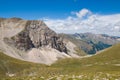 Beautiful landscape summit of Mount Vettore, one of the highest peaks of the Apennines with its 2,476 meters