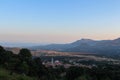 Beautiful landscape at sunrise, Corse, France.