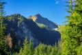 Beautiful landscape in Tatra mountains at summer, Poland Royalty Free Stock Photo