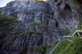 Beautiful landscape of Tianmen mountain national park, Hunan province, Zhangjiajie The Heaven Gate of Tianmen Shan