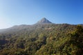 Beautiful landscape. Top of the mountain Sri Pada Adam`s Peak. Sri Lanka. Royalty Free Stock Photo