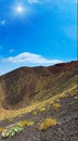 Etna volcano sunshiny view, Sicily, Italy