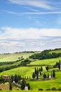 Beautiful landscape of Tuscany Royalty Free Stock Photo