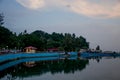 Beautiful landscape in the twilight of Andaman Sea Embankment to Port Blair India Royalty Free Stock Photo