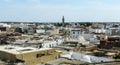 An urban panorama if El Jem in Tunisia