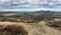 View from above of the valley and Koktebel mountain