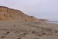 Beautiful landscape view along the Drakes Beach, Point Reyes National Seashore, Marin County, California